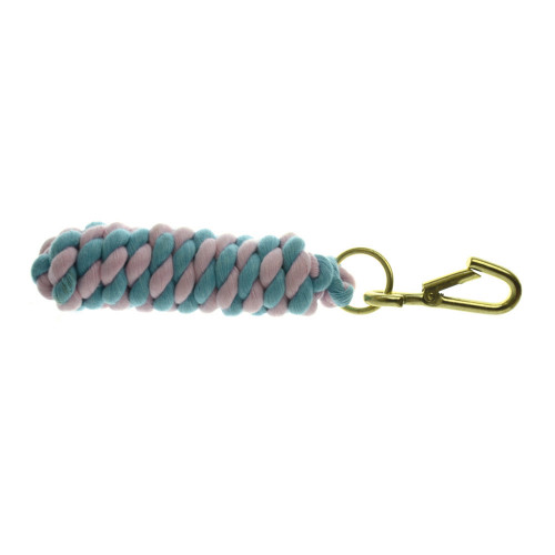 Two Tone Bomulds Træktov Baby Blå Baby Pink - Hy Equestrian Baby  - 5027286003582