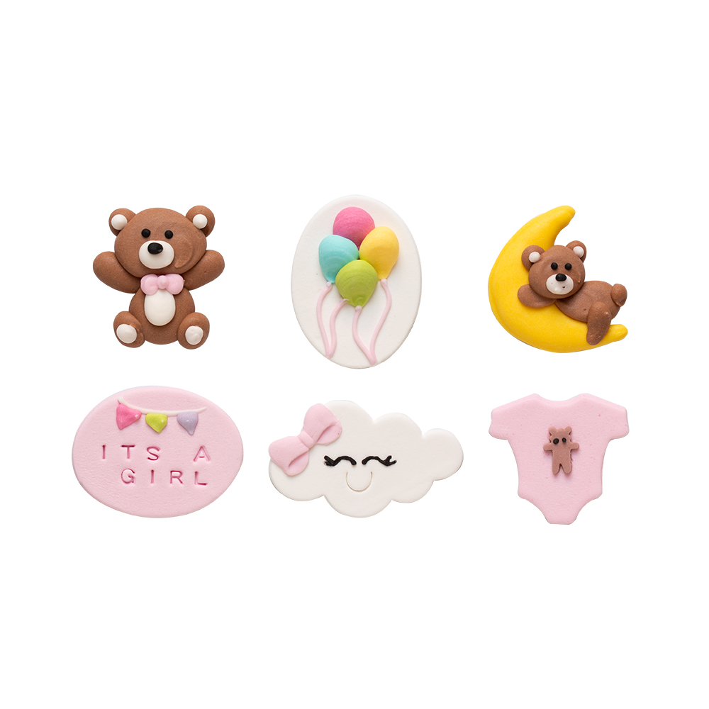 Decora Baby Lyserød, Sukkerdekorationer - Decora Baby  - 8024622079901