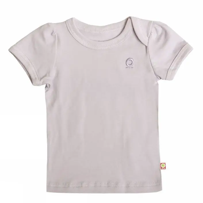 Lys Rosa Baby Shirt økologisk Bomuld Pure Jersey - Katvig Baby  - 5705492628767