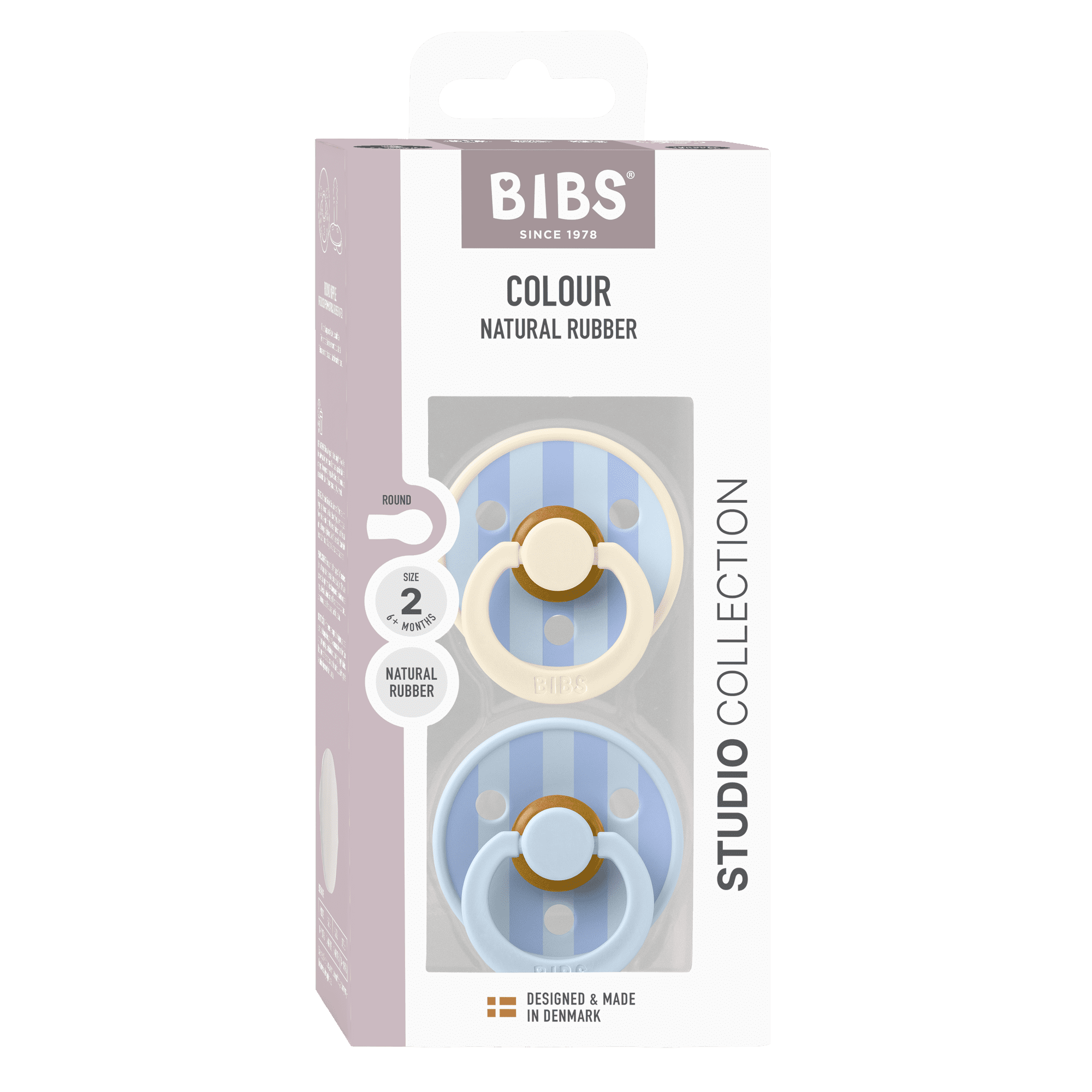 Bibs Sut, 2, Dusty Blue Mix , 2 Pak, 6 18 Mdr. - Bibs Baby  - 5713795267538
