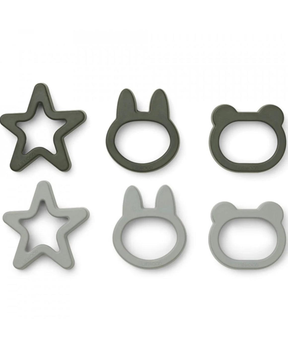 Liewood Cookie Cutter Pak Grå - Liewood Baby  - 5713370205016