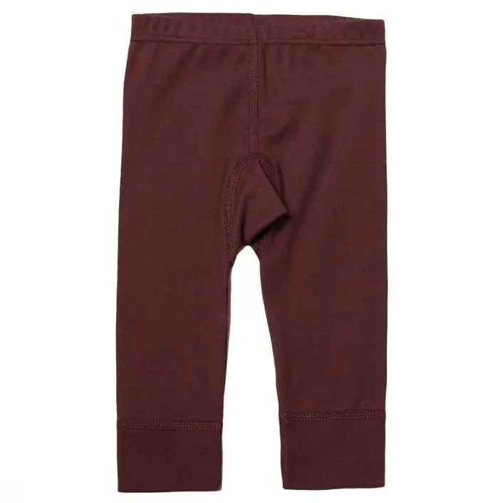 Mahogni Leggings Baby ørk økologisk Bomuld - Katvig Baby  - 5705492841104