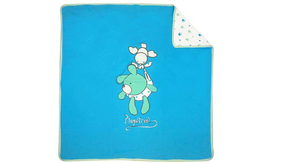 Baby Plaid Hund Lille Fugl - Casa Decor Baby
