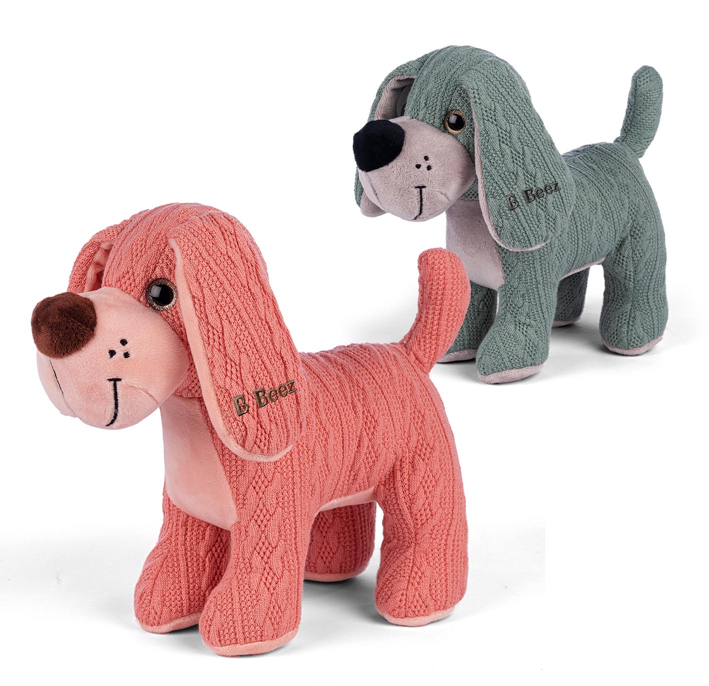Beez Knitted Hund Aktivitets Legetøj Legekammeraten - Baby  - 5701719553157