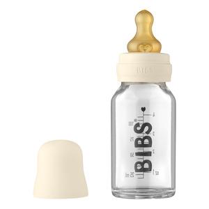 Bibs Baby Glass Bottle Complete Set Latex Ivory 110 - Bibs Baby  - 5713795220885