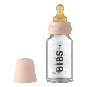 Bibs Baby Glass Bottle Complete Set Latex Blush 110 - Bibs Baby  - 5713795220892