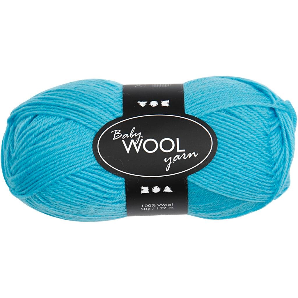 Babygarn : 172 Turkis 50g - Baby  - 5712854116787