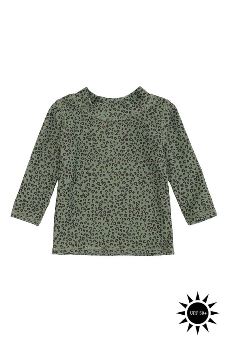 Oil Green AOP L Soft Gallery Badebluse Baby Astin Sun Shirt Eospot 623 Mdr. - Soft Gallery Baby  - 5711913368167