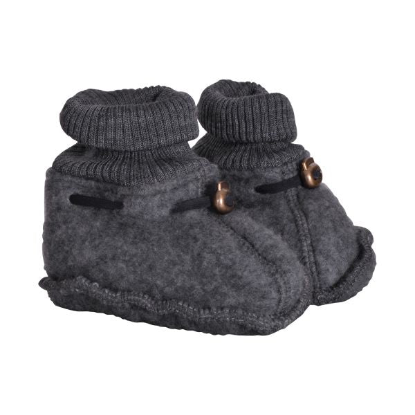 Anthracite Mela Mikk Line Baby Uld Fleece Futter Nge 6268 - Mikk-line Baby  - 5709581192214