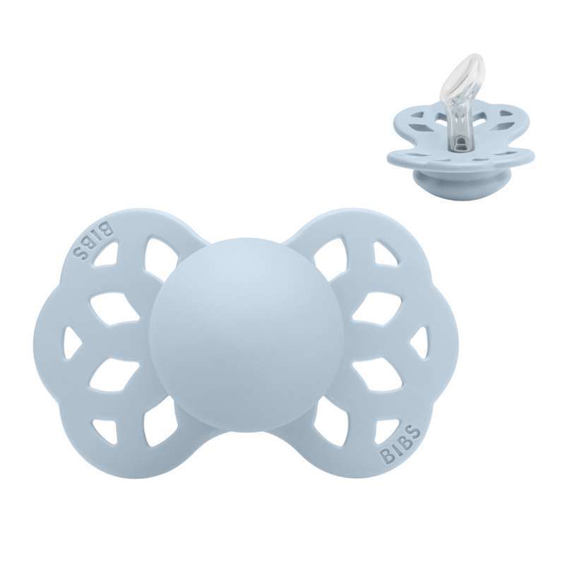 Bibs Anatomisk Infinity Sut Str Silikone Baby Blue - Bibs Baby  - 5713795250592