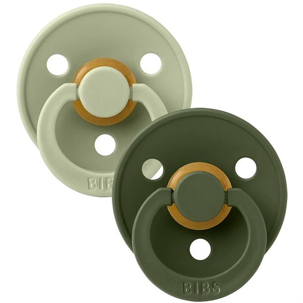 Bibs Sutter Colour Runde 2 Pak Sagehunter Green - Bibs Baby  - 5713795120413
