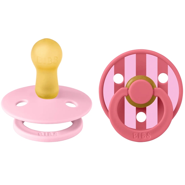 Bibs Sutter Studio Colour 2 Rund 2 Pak Baby Pinkcoral - Bibs Baby  - 5713795267521