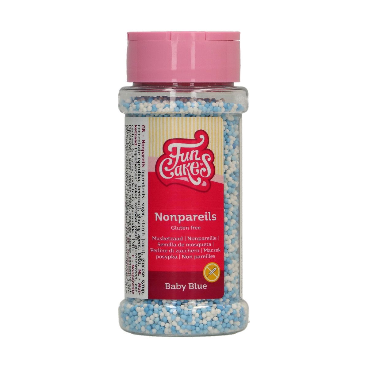 Funcakes Glutenfri Sukkerkrymmel Mix Baby Blue, 80g - Funcakes Baby  - 8720512697407