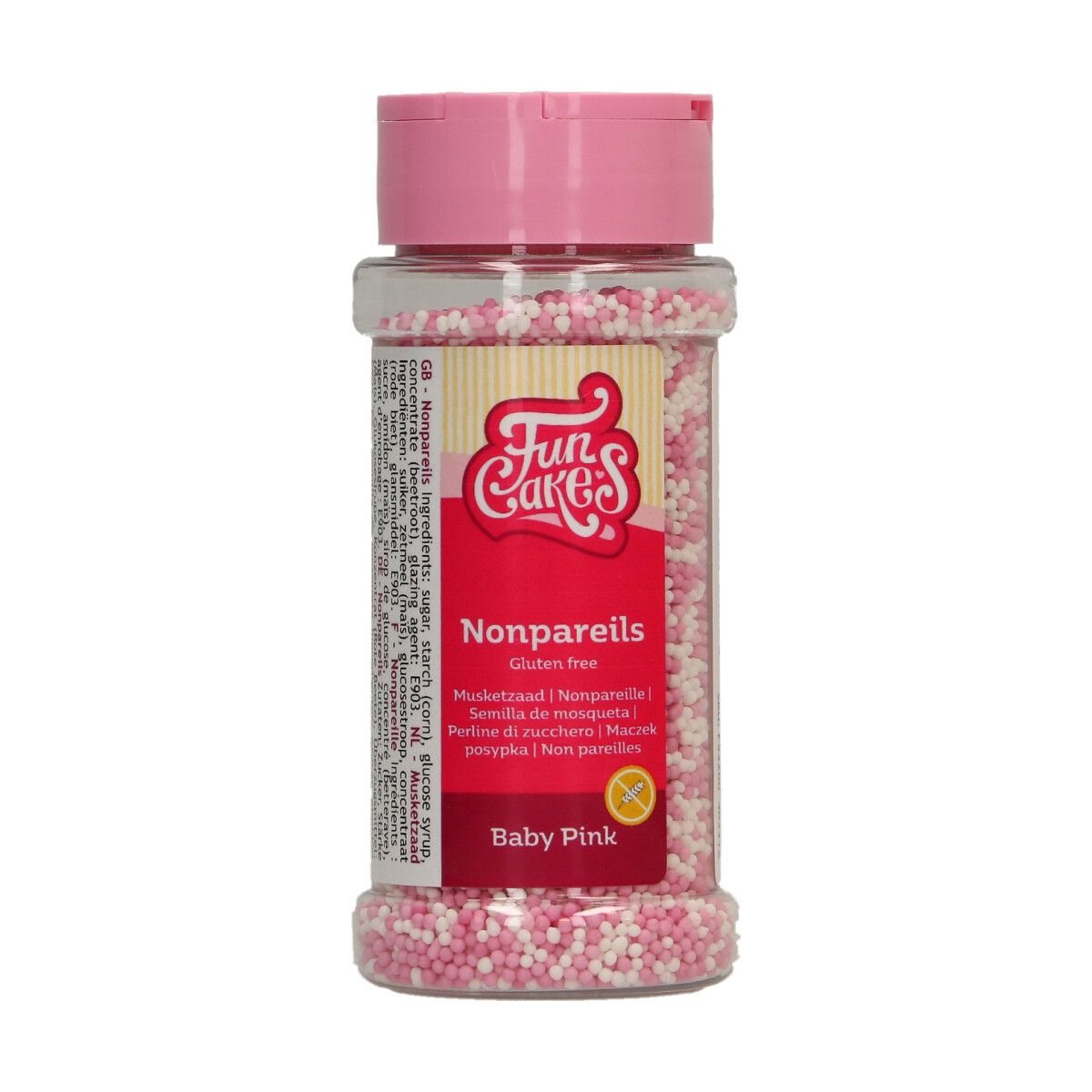 Funcakes Glutenfri Sukkerkrymmel Mix Baby Pink, 80g - Funcakes Baby  - 8720512697414