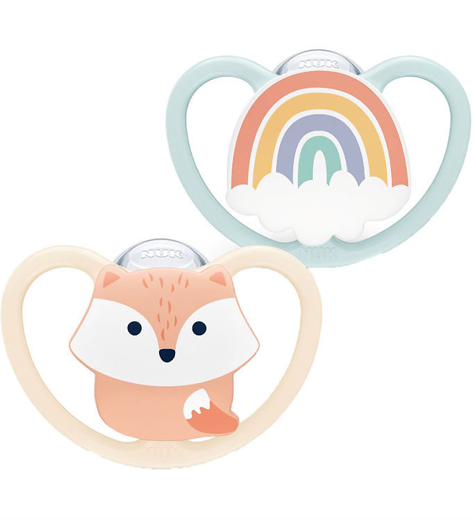 Beige/Blå Nuk Sutter Pak Space Beige Blå - Nuk Baby  - 4008600427476