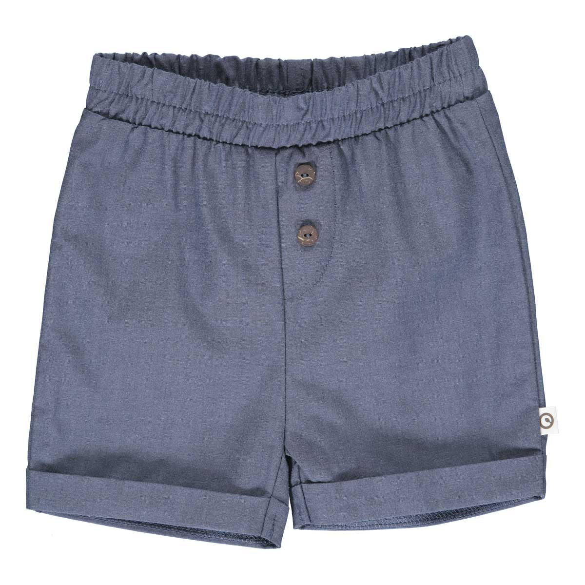 Baby Shorts, Chambray, Sli Green Cotton - Müsli Baby  - 1257006008175