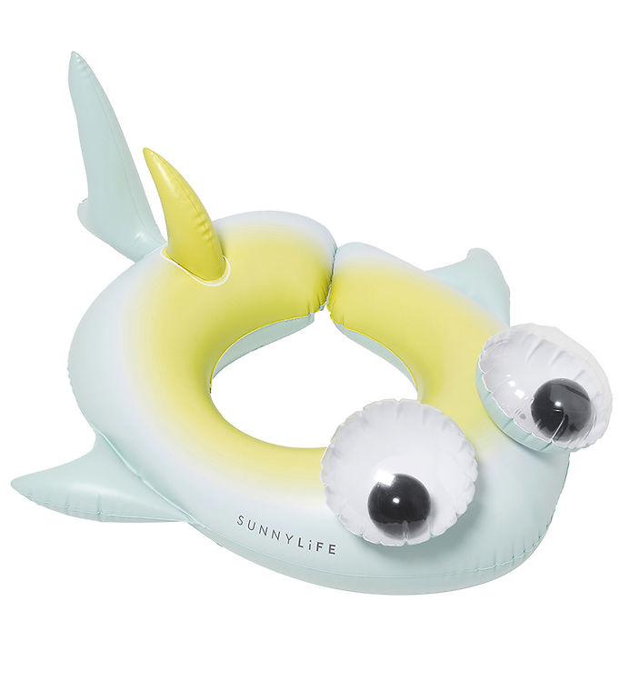 Blå/Gul/Hvid Sunnylife Badering 69x61 Salty The Shark - Sunnylife Baby  - 9339296066010
