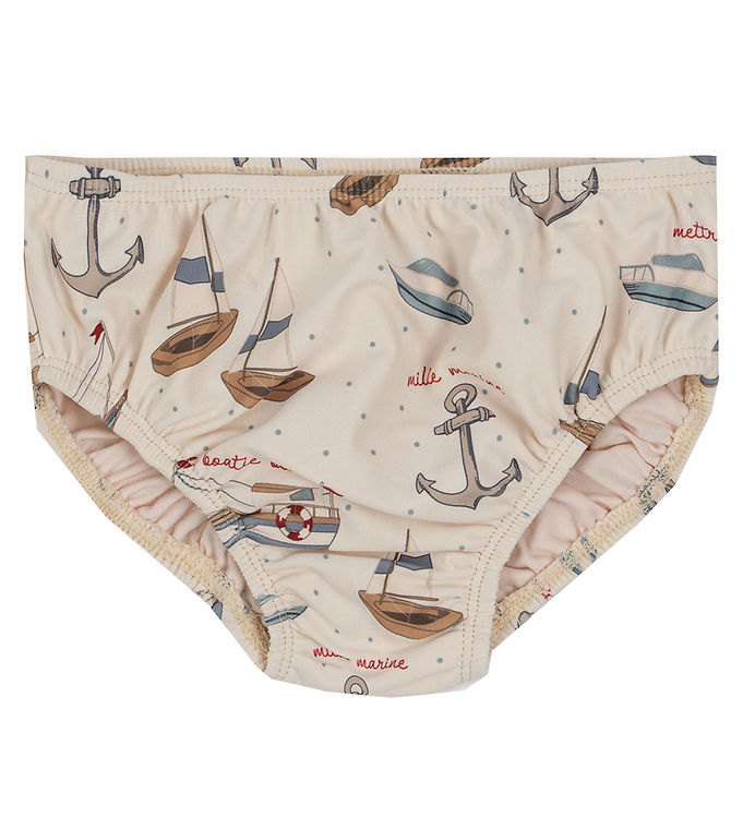 Beige Konges Sløjd Blebadebukser Aster Baby Sail Away - Konges Sløjd Baby  - 5715404166027