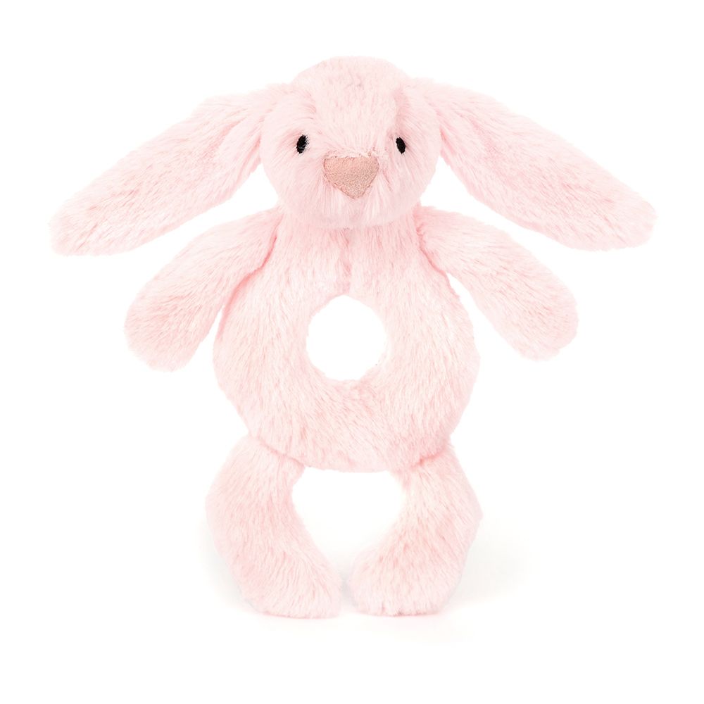Bashful Pink Kanin, Ring Rangle, Baby Jellycat - Jellycat Baby  - 0670983153279