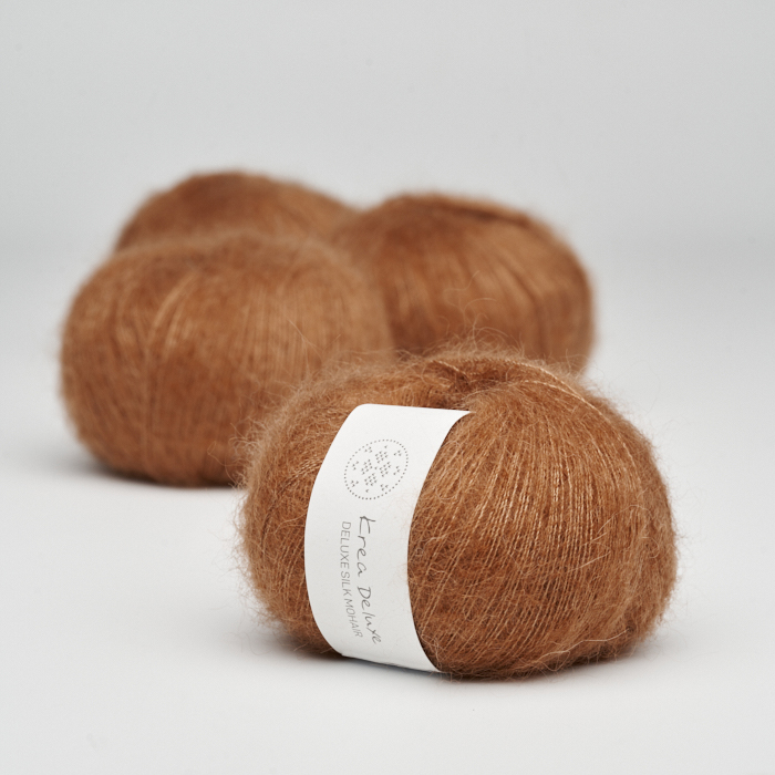 Deluxe Silk Mohair Cognac 52 - Krea Deluxe Baby
