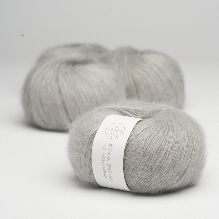 Deluxe Silk Mohair Lysegrå 51 - Krea Deluxe Baby