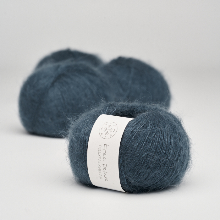 Deluxe Silk Mohair Marineblå 27 - Krea Deluxe Baby