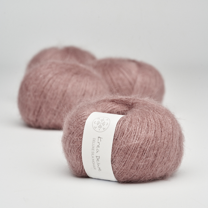 Deluxe Silk Mohair ørk Støvet Rosa 16 - Krea Deluxe Baby