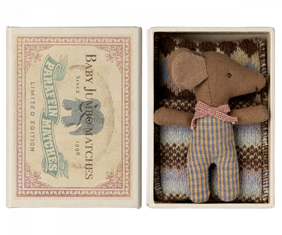 Baby Mus Rosa, Sleepy Wakey Æske, Maileg - Maileg Baby  - 5707304132912