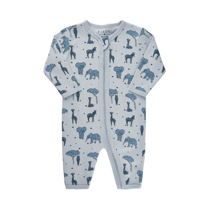 Baby Blue Fixoni Nightsuit Natdragt 86 - Fixoni Baby  - 5714625369224
