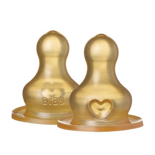 Bibs Bottle Nipple Latex Medium Flow Pack - Bibs Baby  - 5713795220878