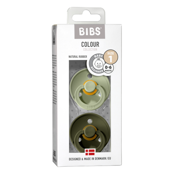 Bibs Sut Sage Hunter Green, 2 Pak, 0 6 Mdr. Bibs - Bibs Baby  - 5713795110230