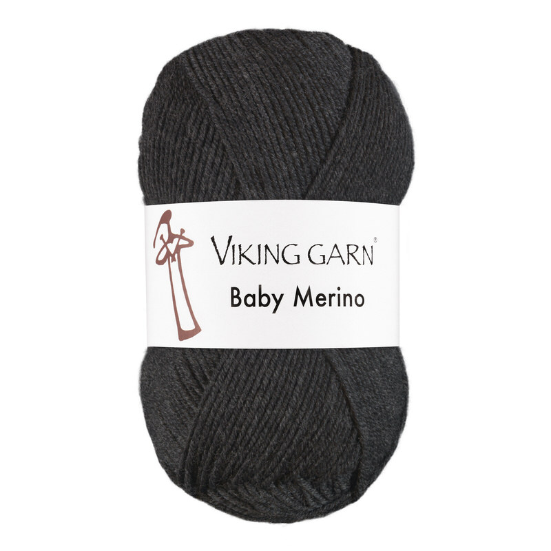 Viking Baby Merino 217 Koksgrå, Merinould, Fra Viking - Viking Baby  - 7071281292173