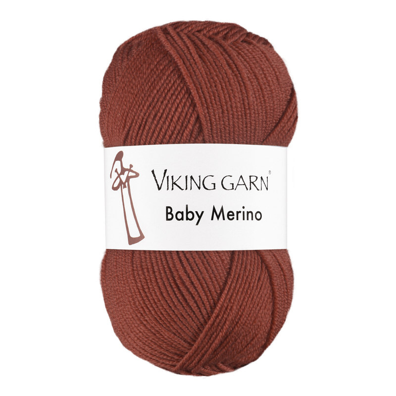 Viking Baby Merino 254 Rust, Merinould, Fra Viking - Viking Baby  - 7071281292548