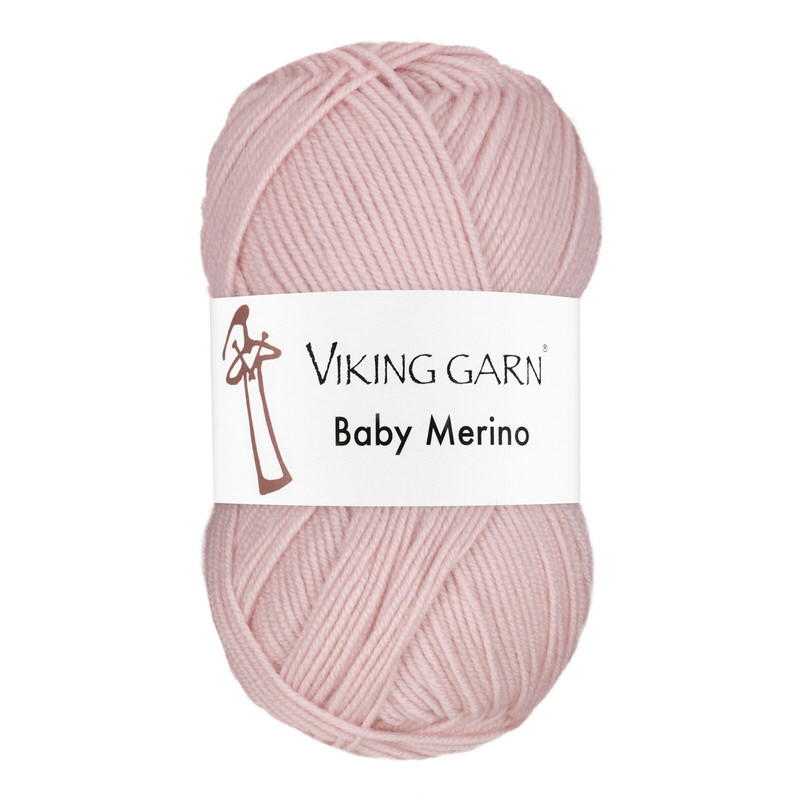 Viking Baby Merino 264 Lys Rosa, Merinould, Fra Viking - Viking Baby  - 7071281292647