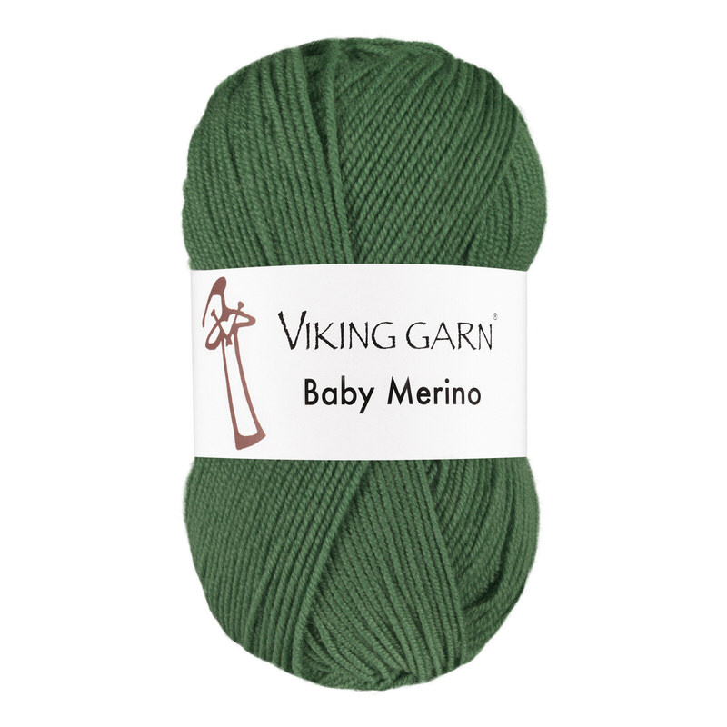 Viking Baby Merino 234 Grøn, Merinould, Fra Viking - Viking Baby  - 7071281292340
