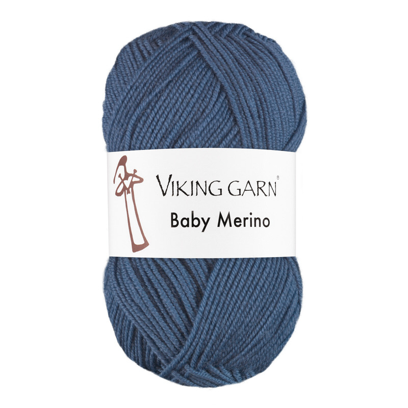 Viking Baby Merino 225 Himmelblå, Merinould, Fra Viking - Viking Baby  - 7071281292258