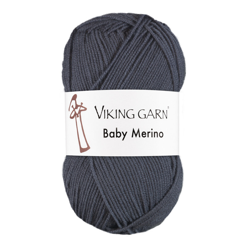 Viking Baby Merino 227 Jeansblå, Merinould, Fra Viking - Viking Baby  - 7071281292272