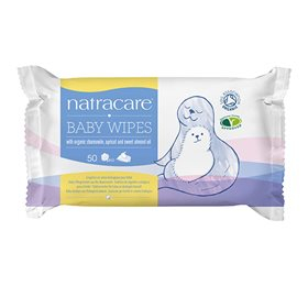 Natracare Baby Vådservietter 50 Stk - Baby  - 0782126200112