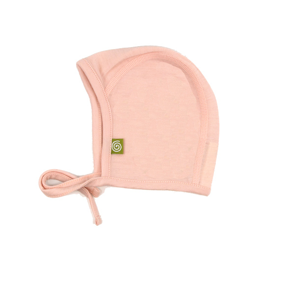 Blå Baby Uldhjelm Sart Rosa - Nui Organics Baby  - 9420054914879