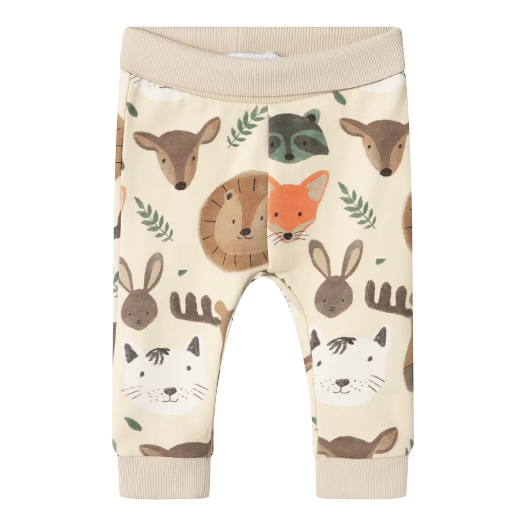 Beige Tæller Fo Name Baby Sweatpants Orvan Summer Sand - Name It Baby  - 5715607499311