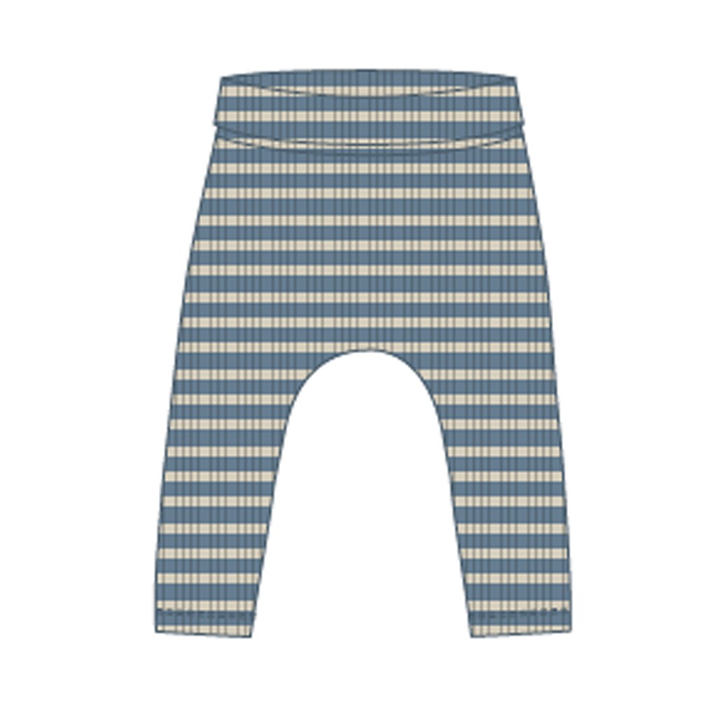 Blå Beige Name Baby Bukser Davian Spring Lake - Name It Baby  - 5715601416178