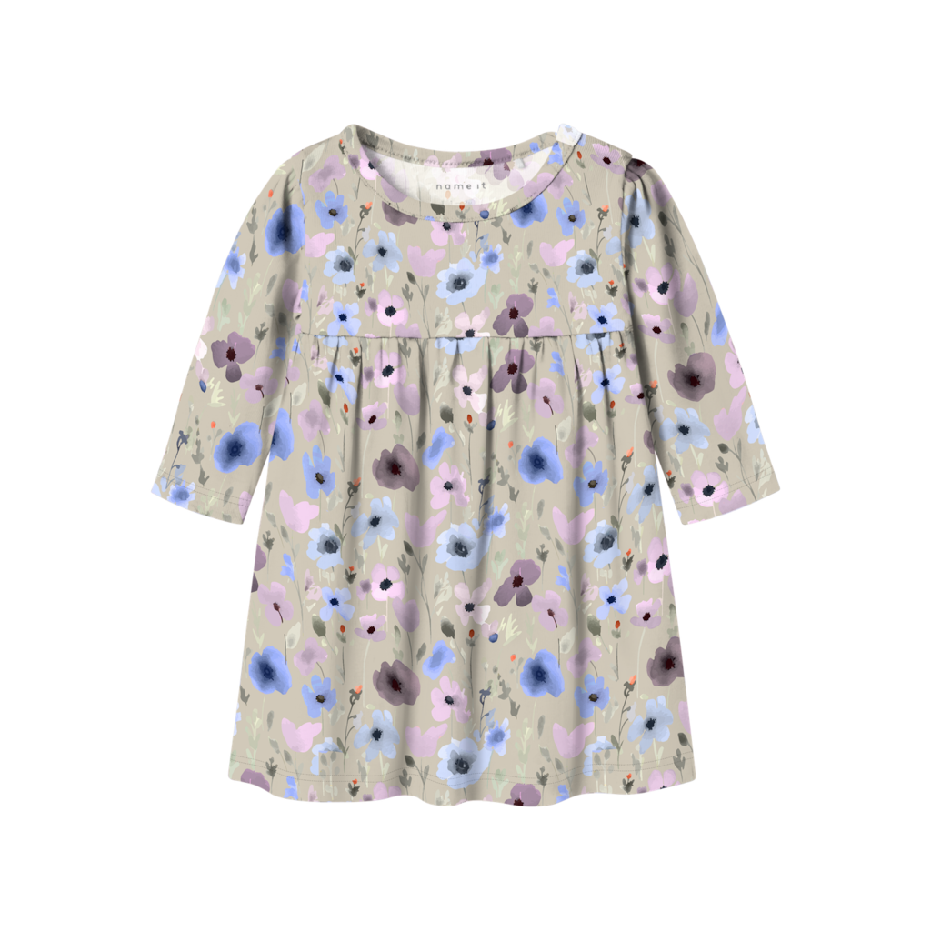 Beige Tæller Fo Name Baby Kjole Tiane Summer Sand - Name It Baby  - 5715613140924