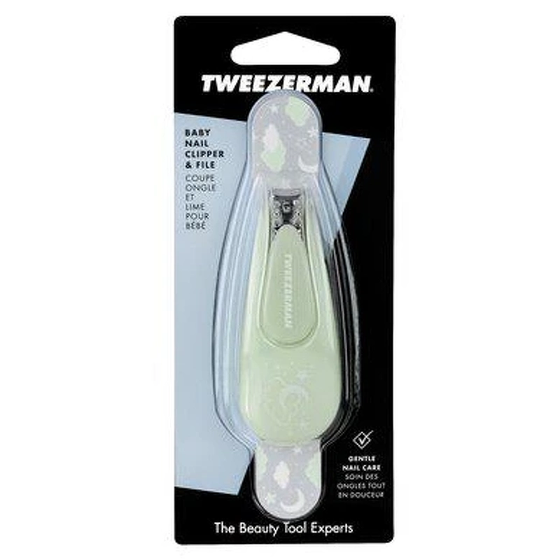 Tweezerman Baby Nail Clipper With File - Tweezerman Baby  - 38097306507