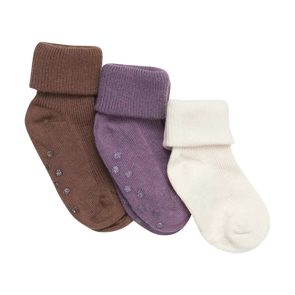 Beige Baby Rib Strømper Tapioca - Bekids Baby  - 5714625965594
