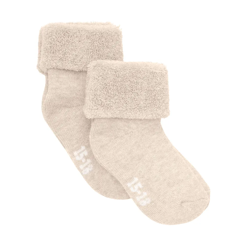 Beige Baby Terry Stømper Pack 227 - Bekids Baby  - 5713438534379