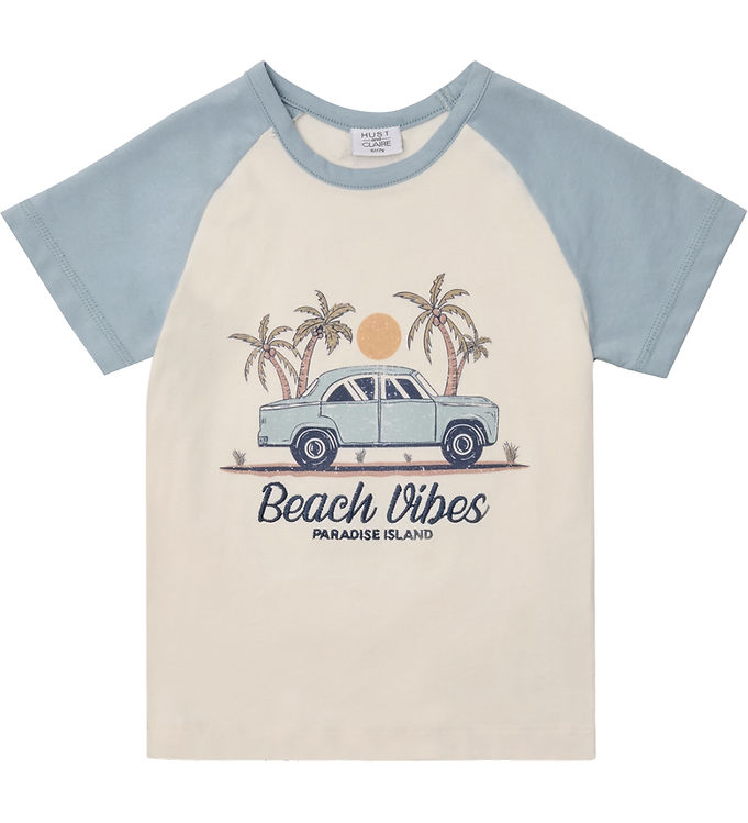 Beige Hust And Claire Shirt Anton Baby Blue - Hust And Claire Baby  - 5711136594916