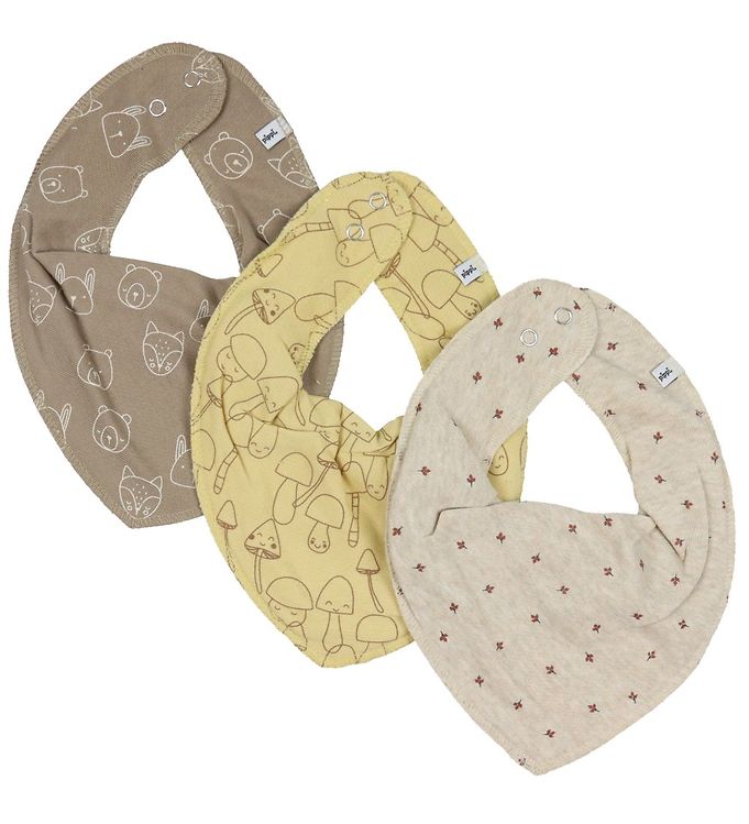 Beige/Gul Pippi Hagesmæk Pak Straw - Pippi Baby Baby  - 5714625993429
