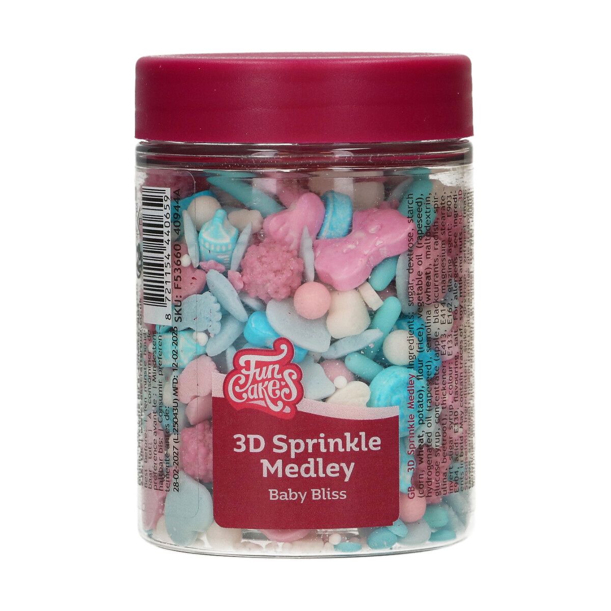 Funcakes Baby Bliss Sprinkle Medley 70g - Funcakes Baby  - 8721154440659