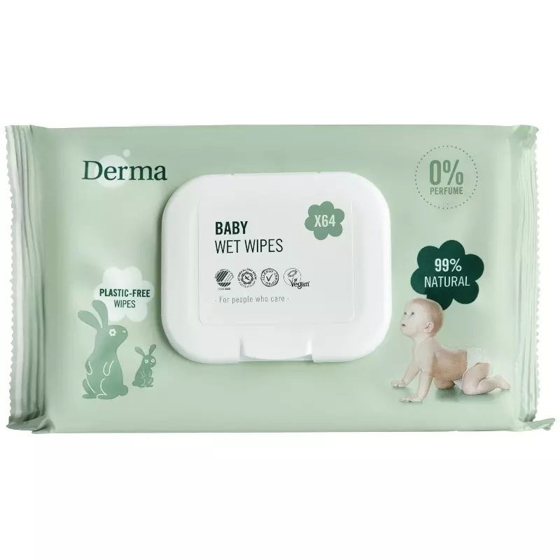 Derma Baby Wet Wipes Pieces - Derma Baby  - 5709954013405
