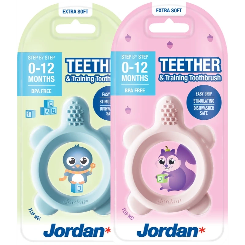 Jordan Step Teether And Training Toothbrush - Jordan Baby  - 7070866040062
